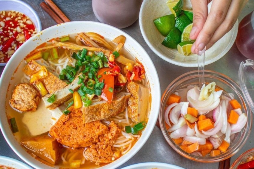 Bún chả cá – món ăn quen thuộc trong ẩm thực ở Đà Nẵng (Nguồn: Internet)