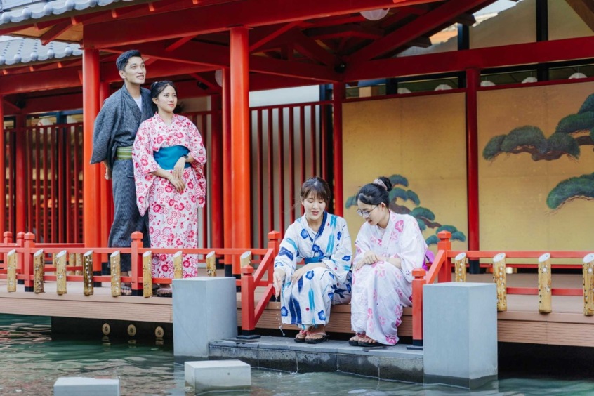 check-in yukata tại công viên nước đà nẵng mikazuki water park 365&nbsp;