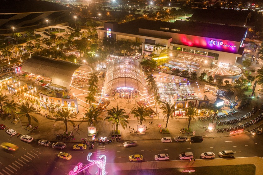 Hình ảnh chợ đêm Helio center