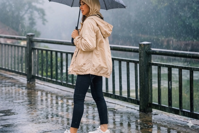 Gợi ý trang phục đi Đà Nẵng mùa mưa: Gọn nhẹ, tiện lợi và dễ di chuyển