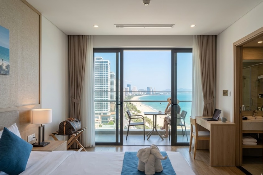 Khách sạn gần biển Mỹ Khê giúp tối ưu chi phí (Nguồn: Internet)