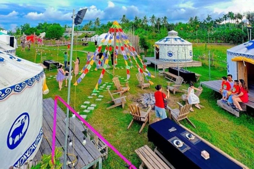 Khung cảnh thơ mộng tại khu cắm trại Hani Đà Nẵng