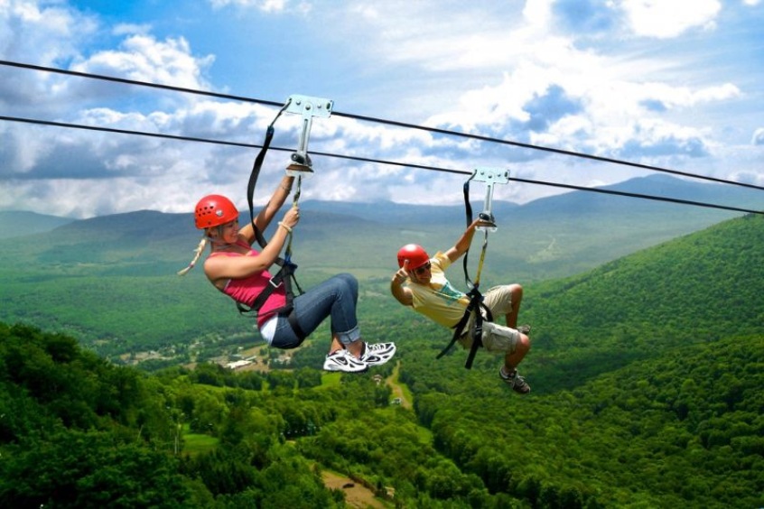 Thử thách lòng can đảm với đường đu dây Zipline xuyên rừng cực đỉnh