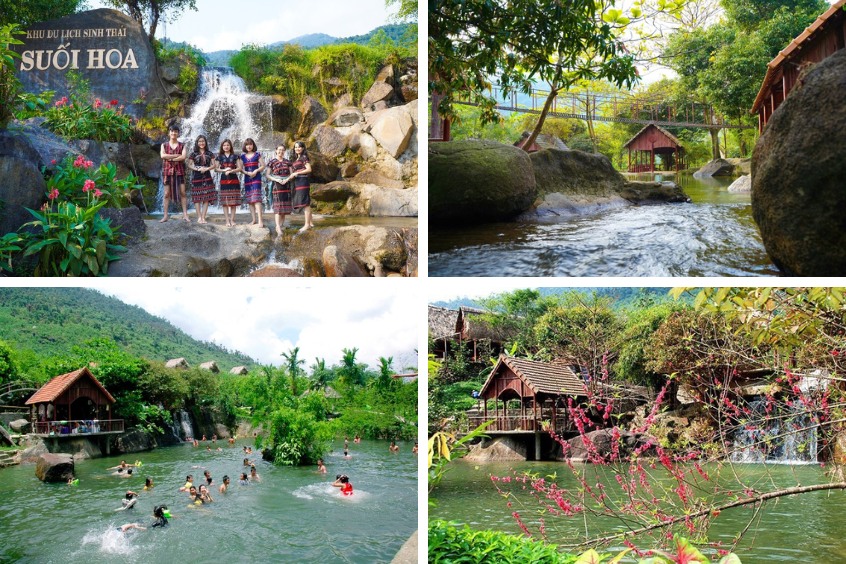 vẻ đẹp lãng mạn của khu du lịch sinh thái tại Suối Hoa