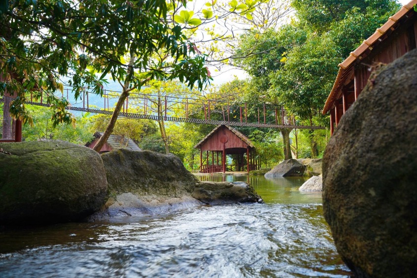 Khu du lịch sinh thái Suối Hoa Đà Nẵng rực rỡ sắc màu hoa rừng
