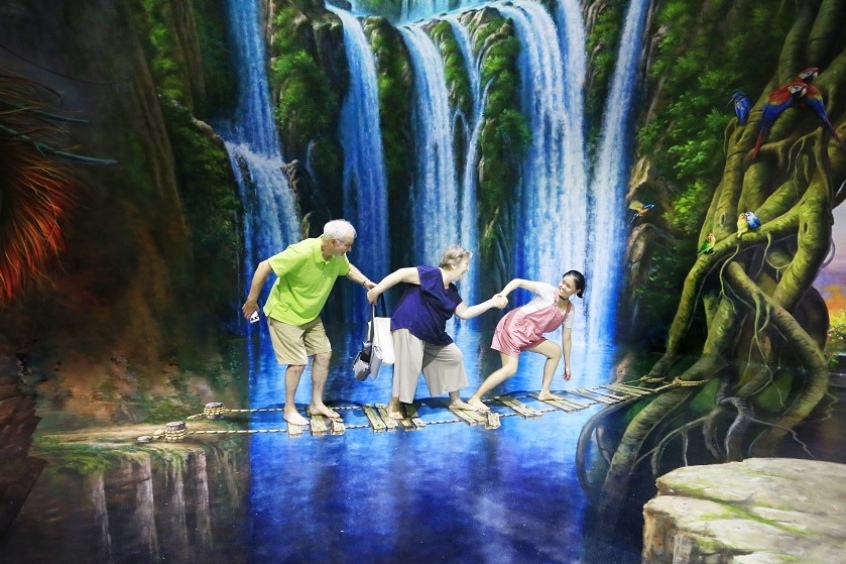 Hóa thân vào thế giới kỳ ảo với những góc chụp 3D sống động tại Art in Paradise