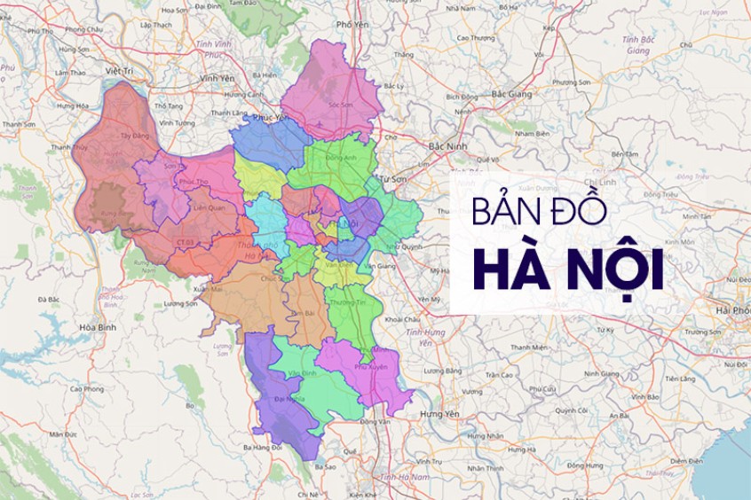 Bản đồ khu vực Hà Nội