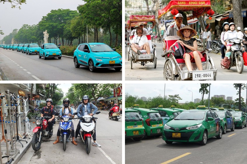 Các phương tiện đi lại trong nội thành Hà Nội