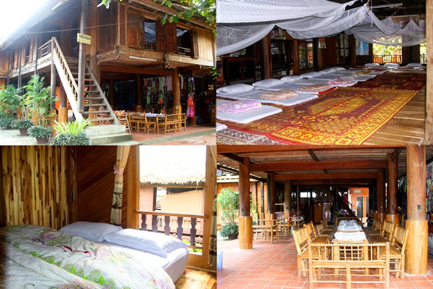 Nhà nghỉ nhà sàn tại khu du lịch Hòa Bình