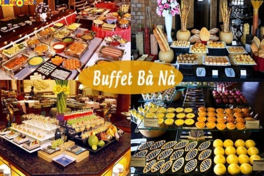 Buffet tại Làng Pháp 