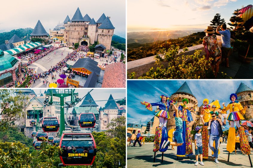 Cảnh quang check in đa dạng tại Bà nà Hills