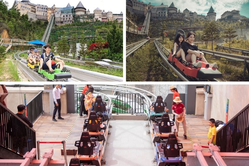 3 tuyến máng trượt Alpine Coaster 