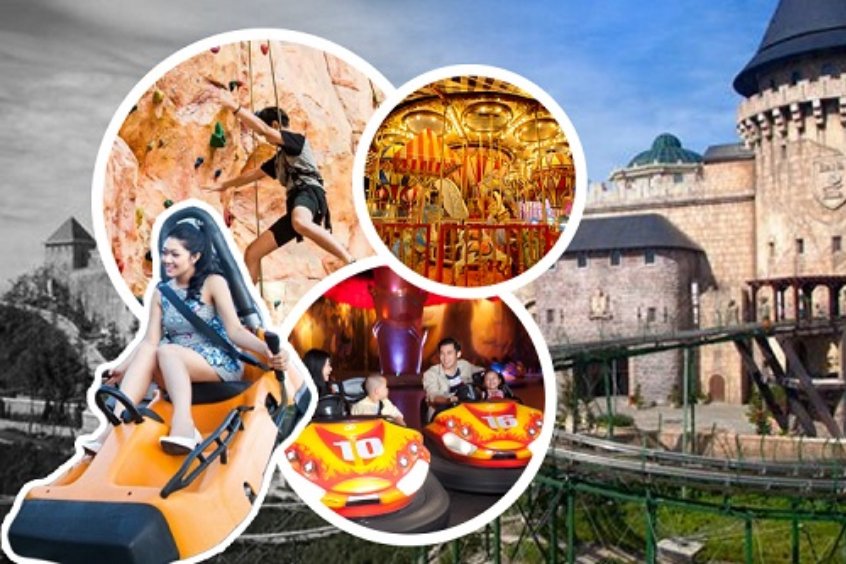 Một số các trò chơi tại Bà Nà Hills