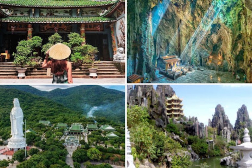 Ngũ Hành Sơn có vị trí rất dễ tiếp cận, du khách có nhiều lựa chọn di chuyển