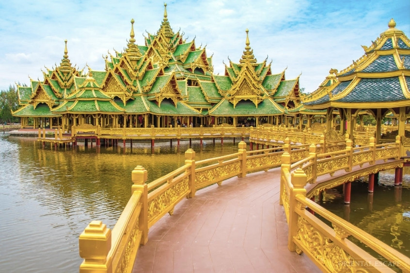 Khuôn viên Thành cổ Muang Boran mang đậm chiều sâu lịch sử