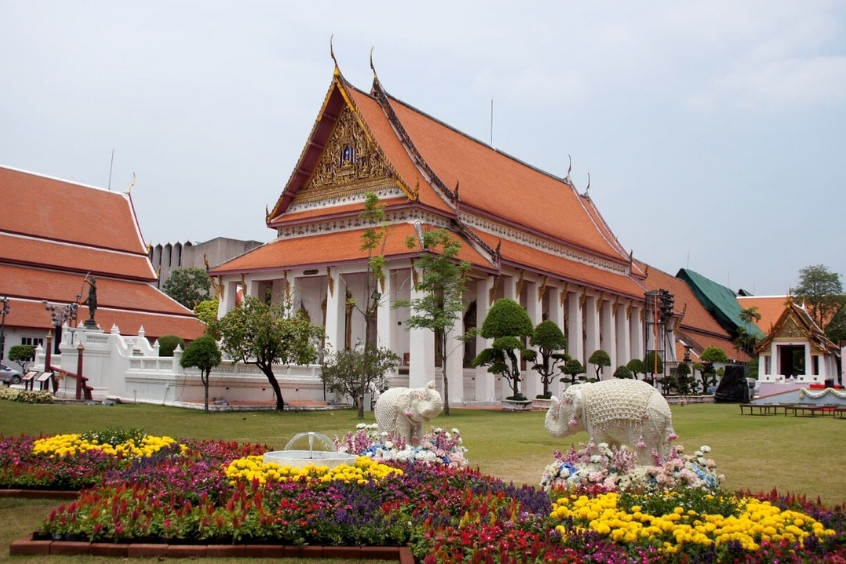 Bảo tàng Quốc gia Bangkok được bao quanh bởi thiên nhiên xanh mát