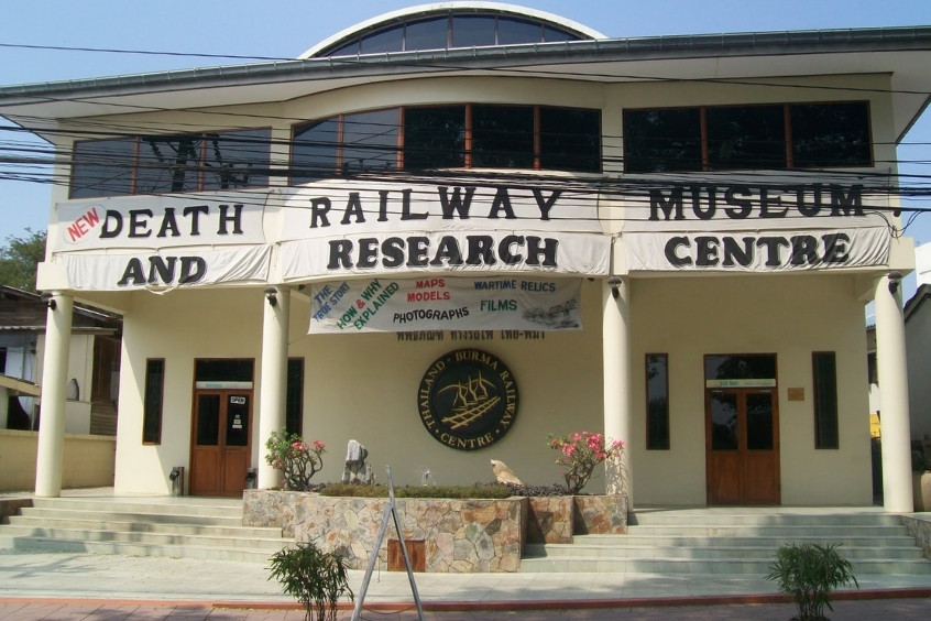 Thailand-Burma Railway Centre trưng bày nhiều hiện vật lịch sử của Kanchanaburi