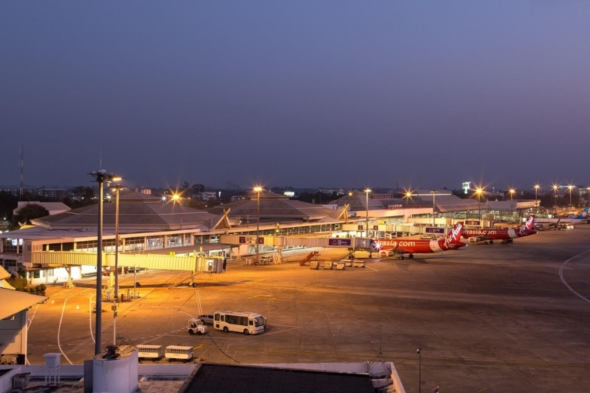 Toàn cảnh sân bay quốc tế Chiang Mai, điểm đến đầu tiên của du khách