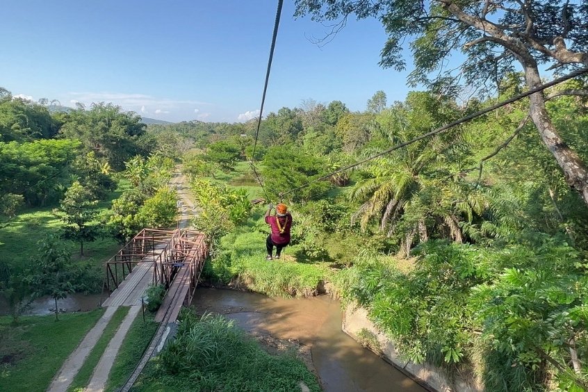 Phoenix Adventure Park Chiang Mai nổi bật với hoạt động leo núi và trò chơi mạo hiểm