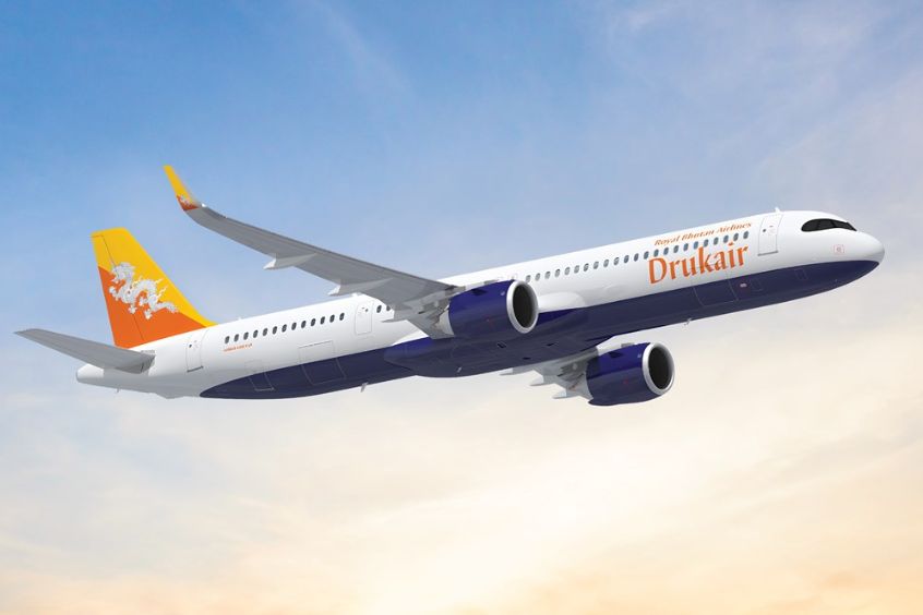 Máy bay của hãng hàng không Drukair – Royal Bhutan Airlines
