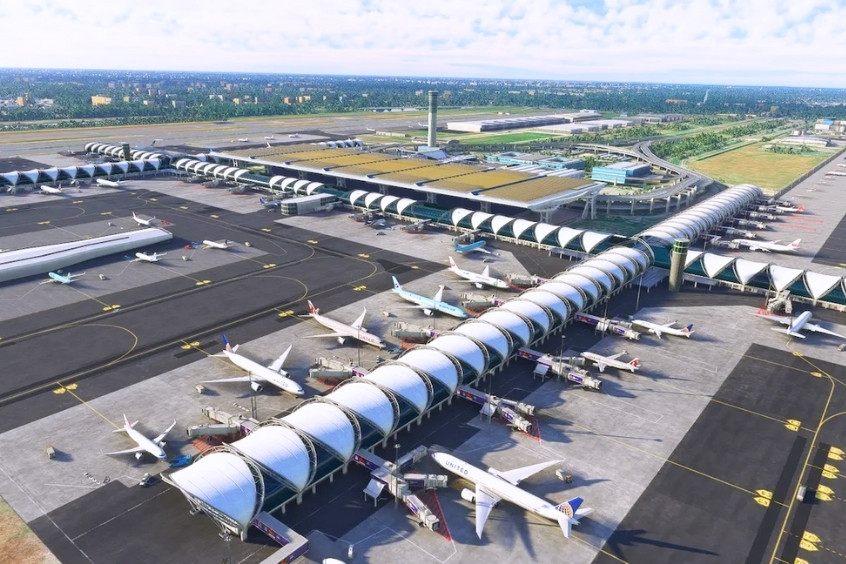 Sân bay Quốc tế Suvarnabhumi ảnh sân bay hiện đại tại Bangkok Thái Lan