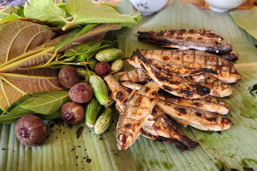 Cá suối nướng tinh hoa ẩm thực dân dã, mang hương vị nguyên bản của núi rừng Cao Bằng