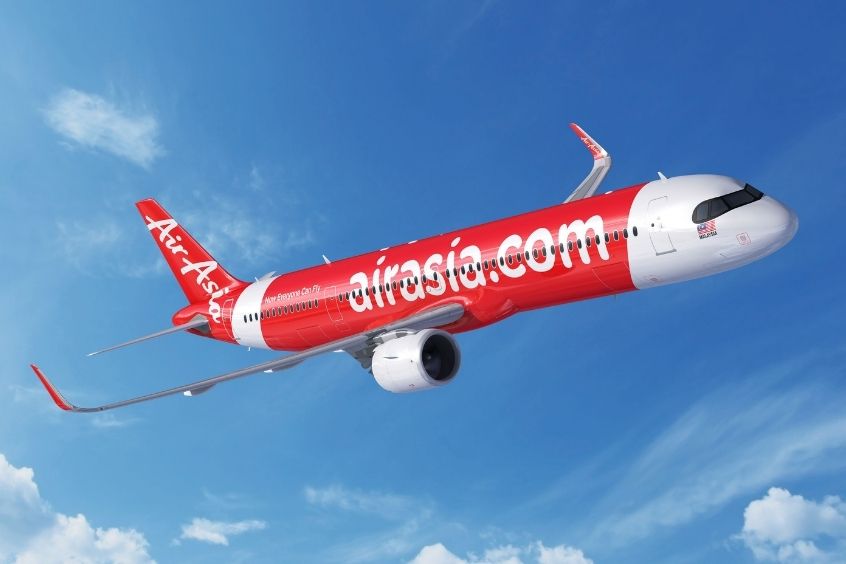 AirAsia bay trên bầu trời di chuyển đến Nepal