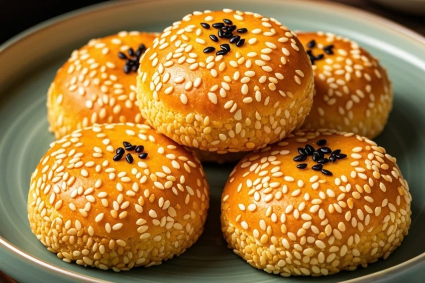 &nbsp;Vỏ cua vàng là một loại bánh đặc trưng dùng kèm khi thưởng trà