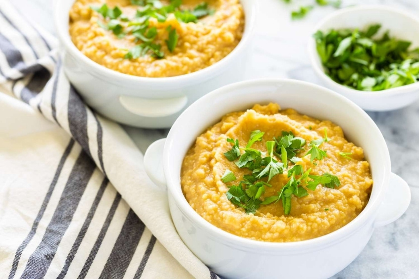 Pease Pudding mịn, ăn kèm bánh mì hoặc thịt đều ngon