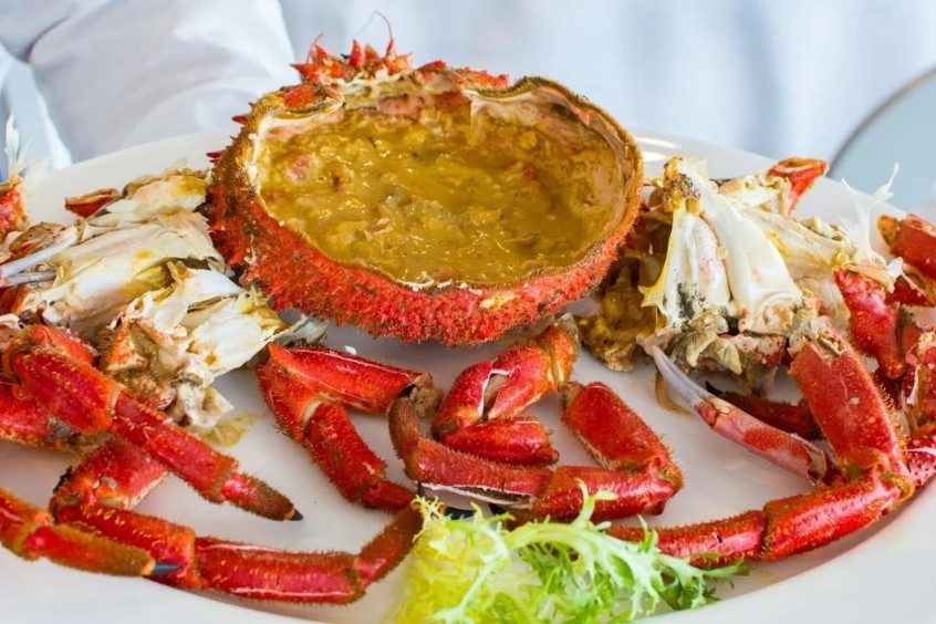 Centolla La Serena - Cua hoàng đế đỏ khổng lồ hấp tươi