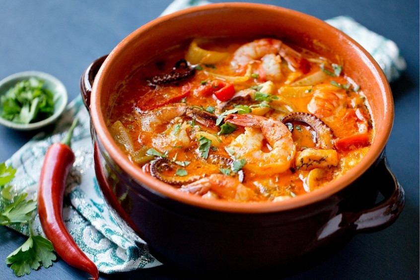 Moqueca - Hải sản hầm nước cốt dừa và rau củ của São Paulo