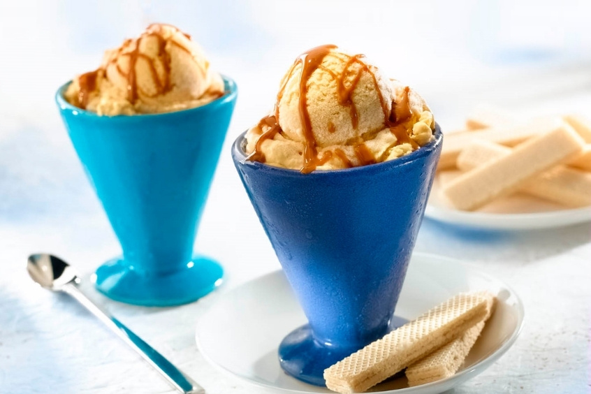 Kem vàng Lúcuma từ trái lúcuma, đặc sản Peru