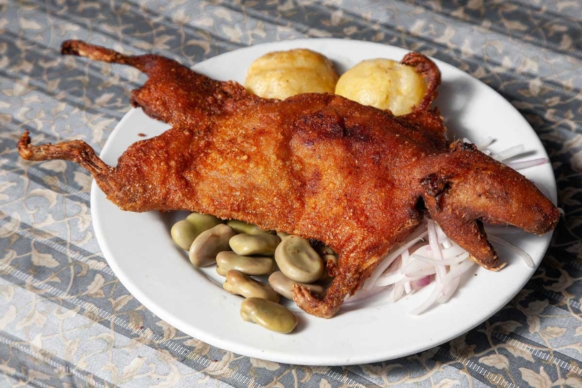 Cuy nướng Arequipa - Chuột lang quay giòn, đặc sản truyền thống