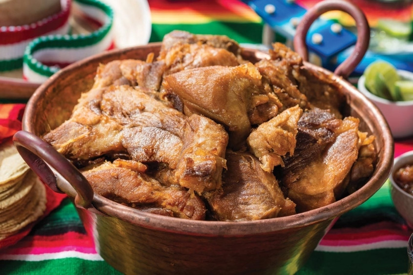 Món carnitas kiểu Guanajuato thơm ngon ở San Miguel