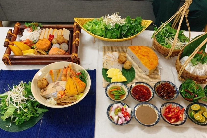 Bí quyết thưởng thức bún chả cá Đà Nẵng