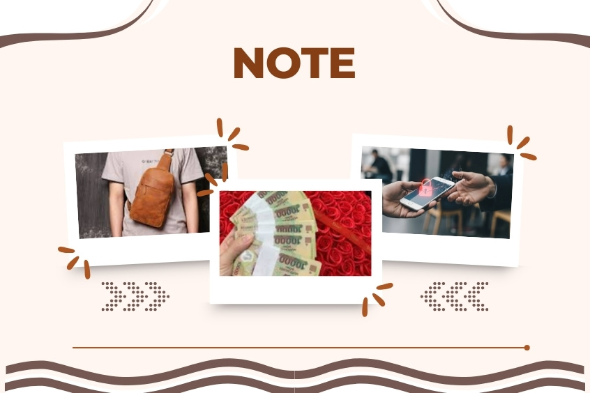 lưu ý giữ đồ khi dạo chợ