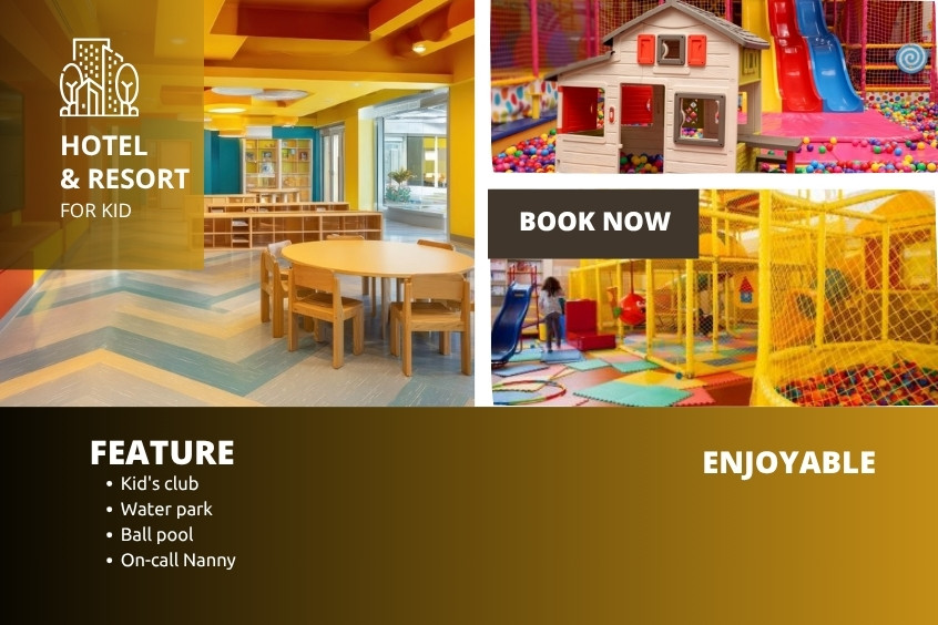 khu lưu trú có kids club