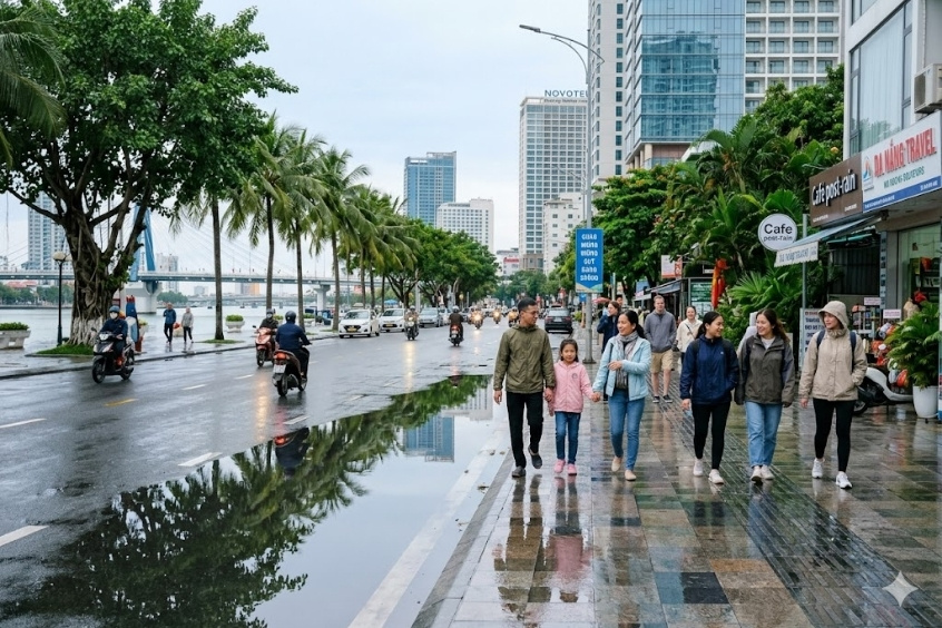 Đà Nẵng tháng 10 có nhiệt độ mát mẻ, không quá nóng như mùa hè (Nguồn: Internet)