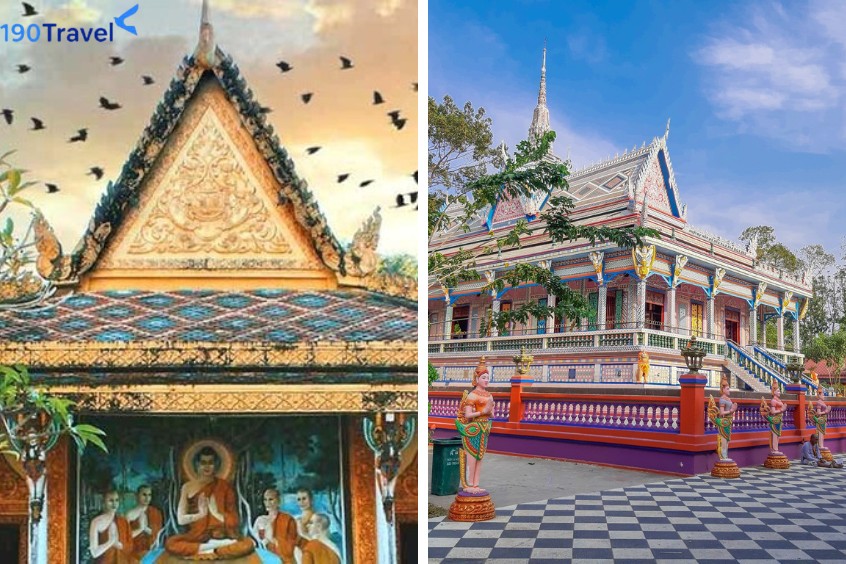 Chùa Dơi - Chùa Chén Kiểu tại Sóc Trăng