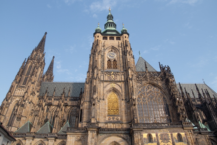 Lâu đài Prague ở thủ đô của Cộng hòa Séc