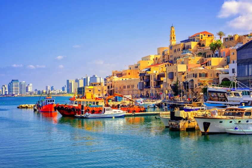 Cảng Jaffa nằm Tel Aviv, Israel