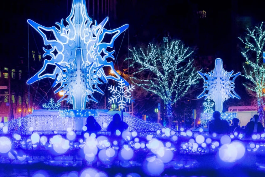 Lễ hội Tuyết Sapporo rực rỡ sắc màu