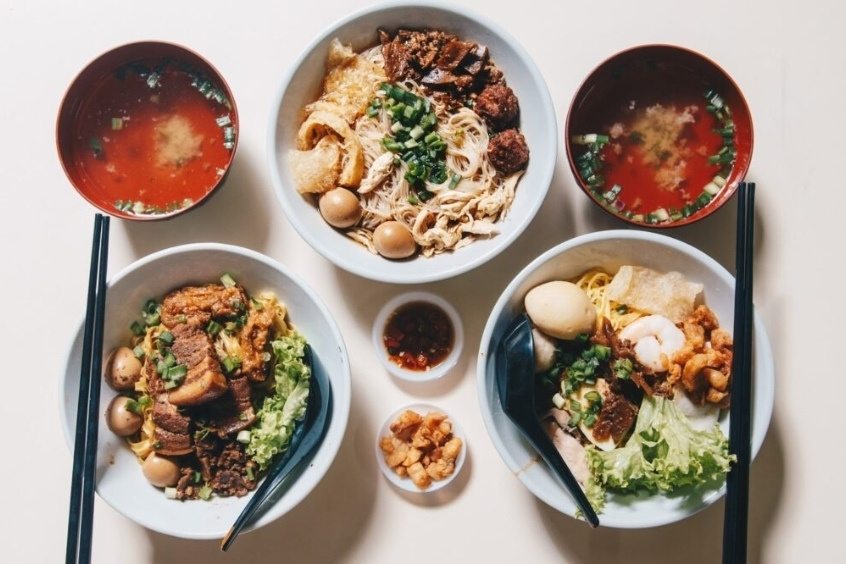 Các món mì đặc trưng của Singapore