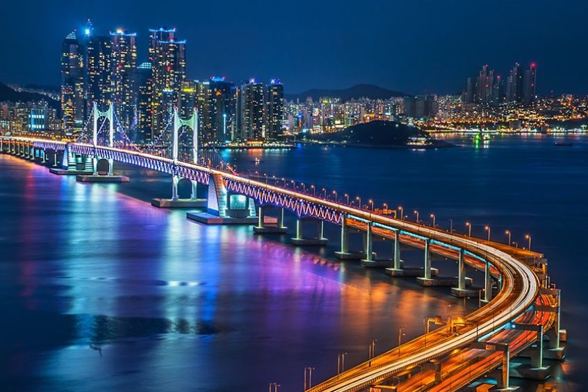 Busan được mệnh danh là Manhattan của Hàn Quốc