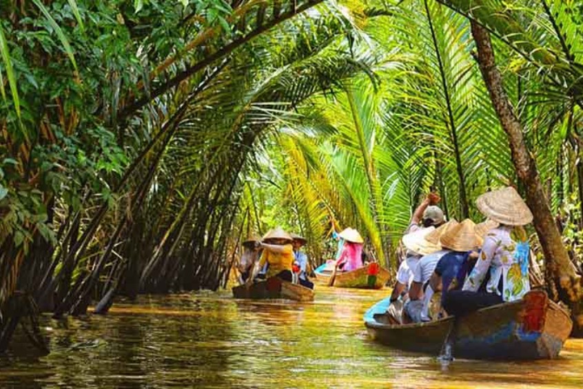 du lịch 4 cồn Bến Tre