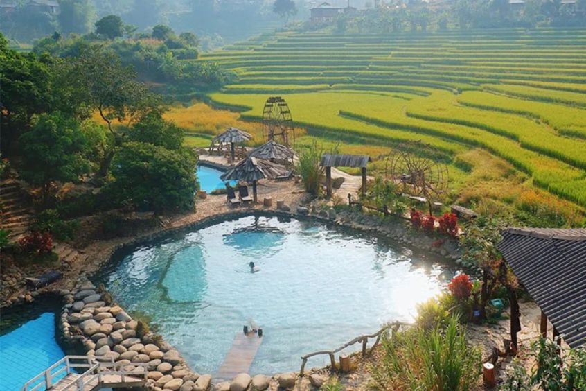 Tour tắm khoáng nóng và nghỉ dưỡng Trạm Tấu hoặc Tú Lệ